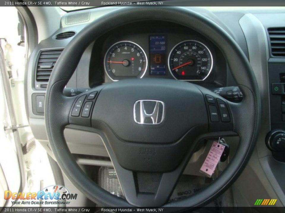 2011 Honda CR-V SE 4WD Taffeta White / Gray Photo #12