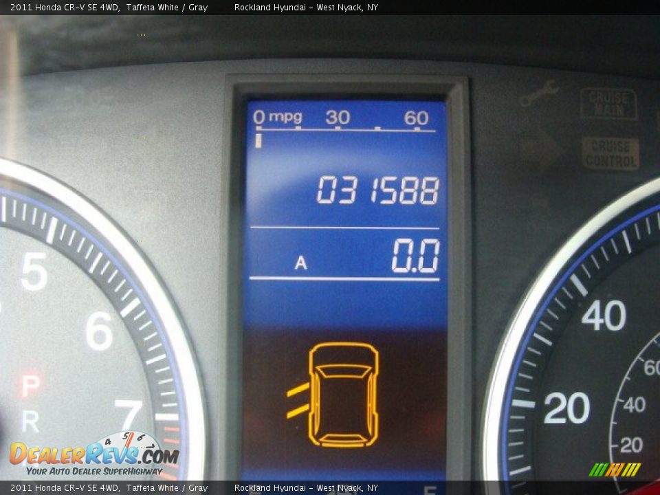 2011 Honda CR-V SE 4WD Taffeta White / Gray Photo #15