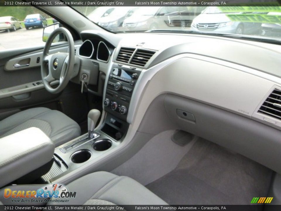 2012 Chevrolet Traverse LS Silver Ice Metallic / Dark Gray/Light Gray Photo #11