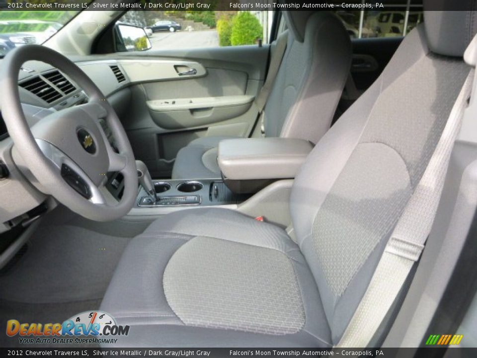 2012 Chevrolet Traverse LS Silver Ice Metallic / Dark Gray/Light Gray Photo #16