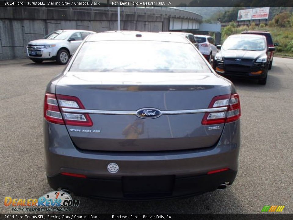 2014 Ford Taurus SEL Sterling Gray / Charcoal Black Photo #7