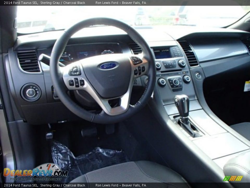 2014 Ford Taurus SEL Sterling Gray / Charcoal Black Photo #14