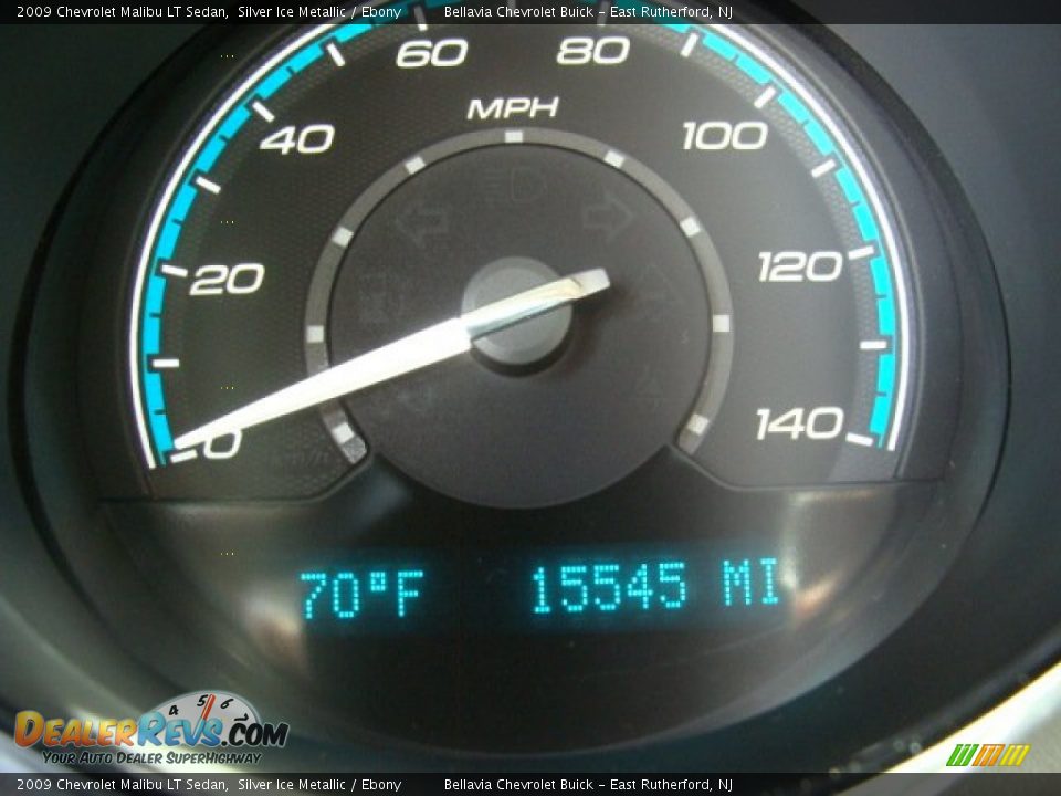 2009 Chevrolet Malibu LT Sedan Silver Ice Metallic / Ebony Photo #10