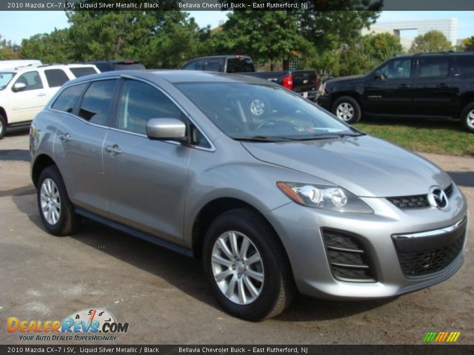 2010 Mazda CX-7 i SV Liquid Silver Metallic / Black Photo #3