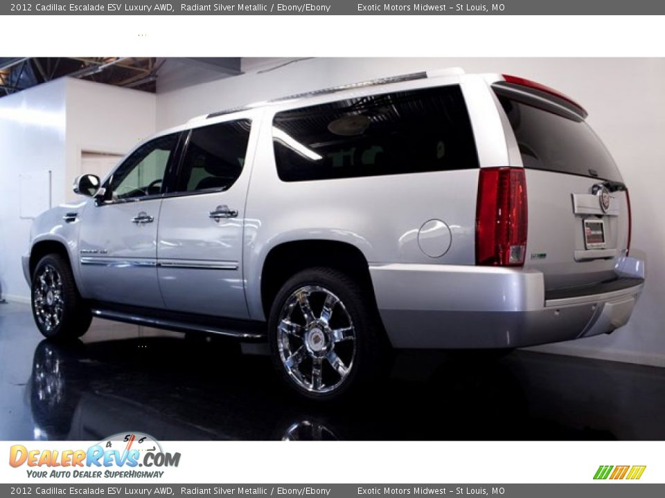 2012 Cadillac Escalade ESV Luxury AWD Radiant Silver Metallic / Ebony/Ebony Photo #1