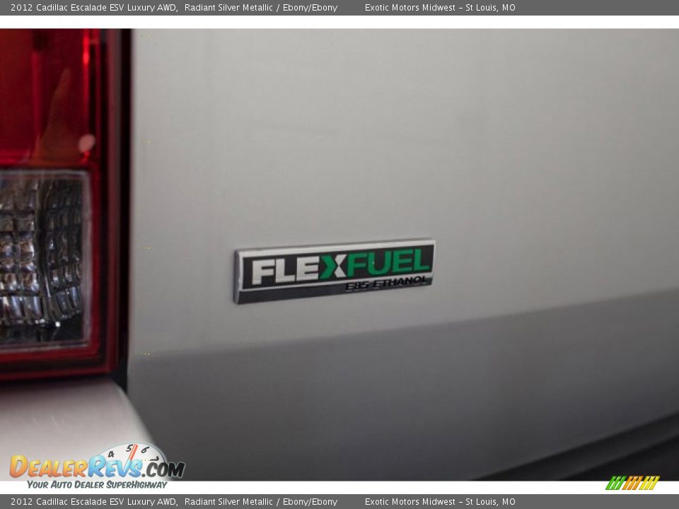 2012 Cadillac Escalade ESV Luxury AWD Radiant Silver Metallic / Ebony/Ebony Photo #18