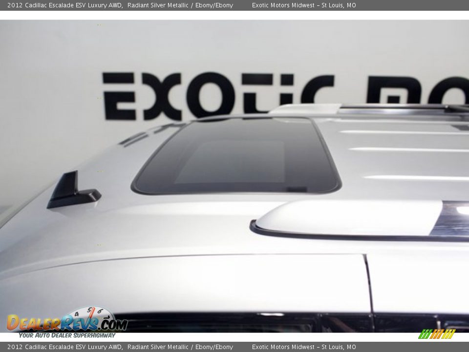 2012 Cadillac Escalade ESV Luxury AWD Radiant Silver Metallic / Ebony/Ebony Photo #26