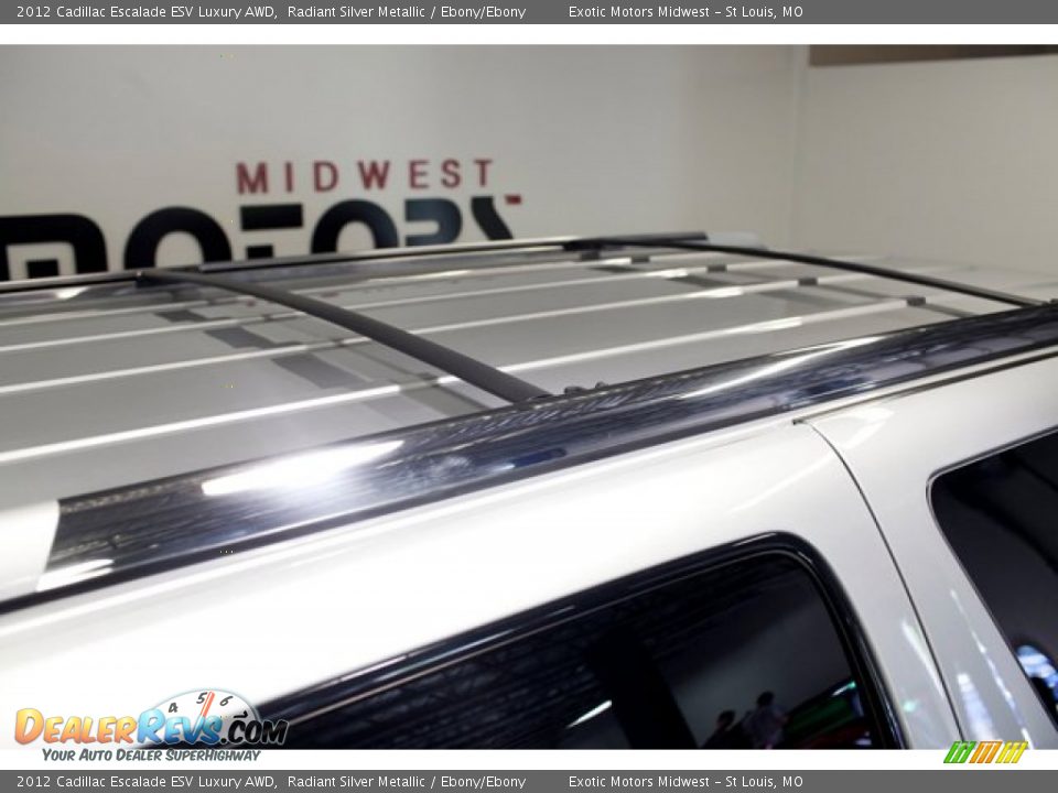 2012 Cadillac Escalade ESV Luxury AWD Radiant Silver Metallic / Ebony/Ebony Photo #27