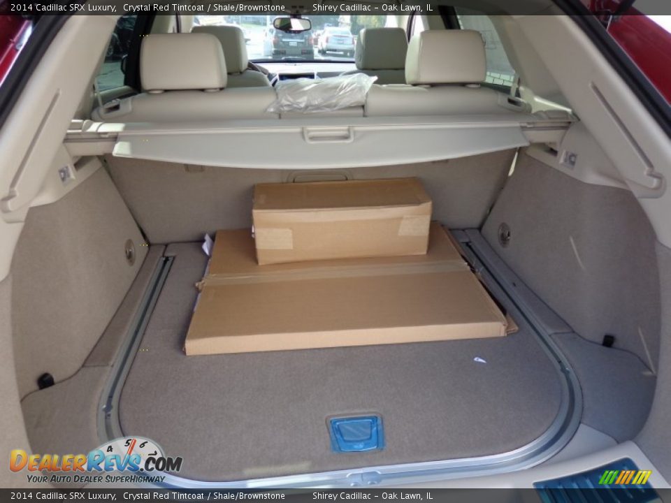 2014 Cadillac SRX Luxury Crystal Red Tintcoat / Shale/Brownstone Photo #9