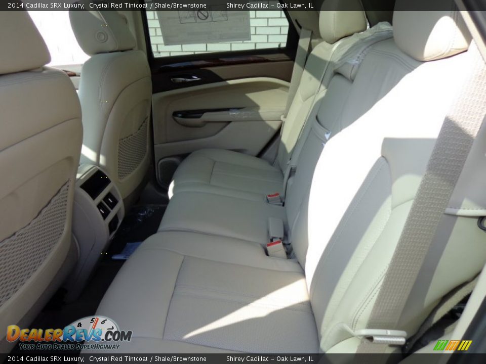 2014 Cadillac SRX Luxury Crystal Red Tintcoat / Shale/Brownstone Photo #10