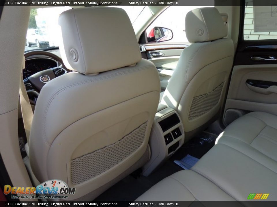 2014 Cadillac SRX Luxury Crystal Red Tintcoat / Shale/Brownstone Photo #11