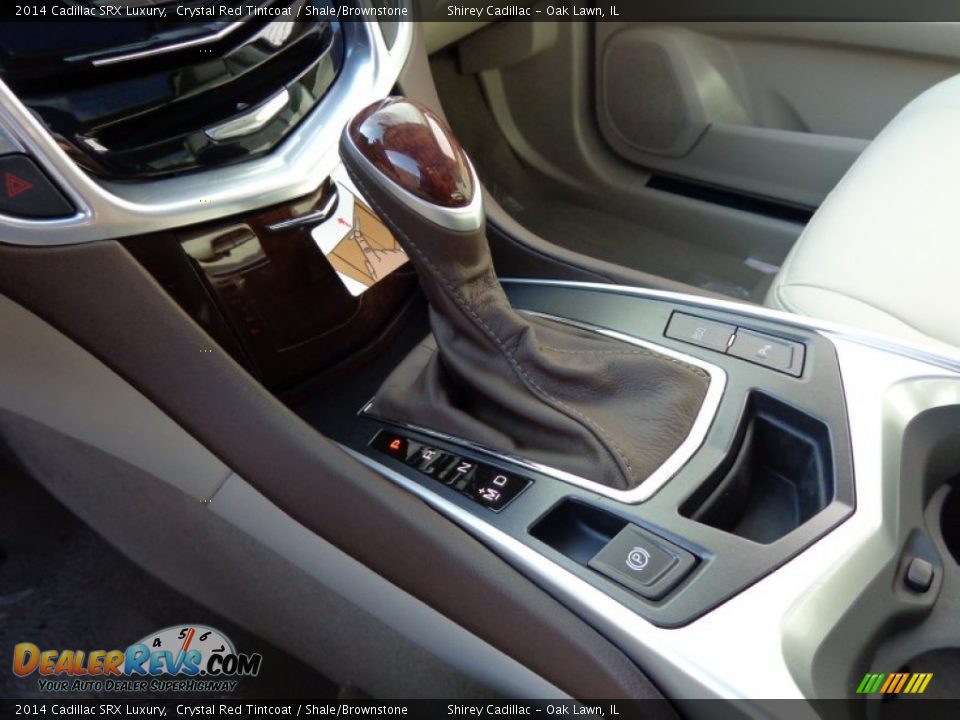 2014 Cadillac SRX Luxury Crystal Red Tintcoat / Shale/Brownstone Photo #19