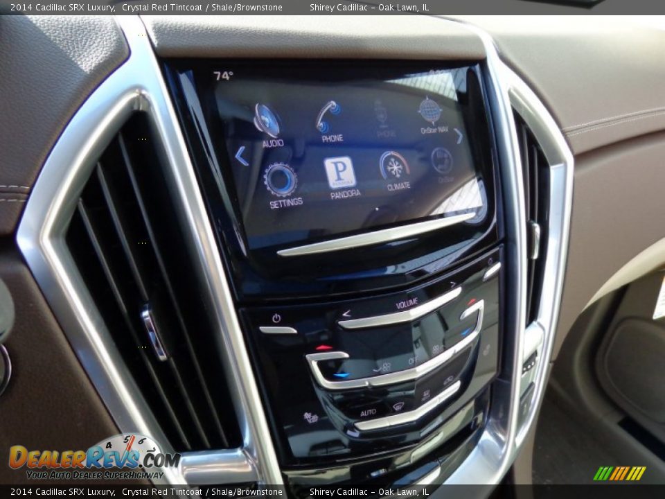 2014 Cadillac SRX Luxury Crystal Red Tintcoat / Shale/Brownstone Photo #20