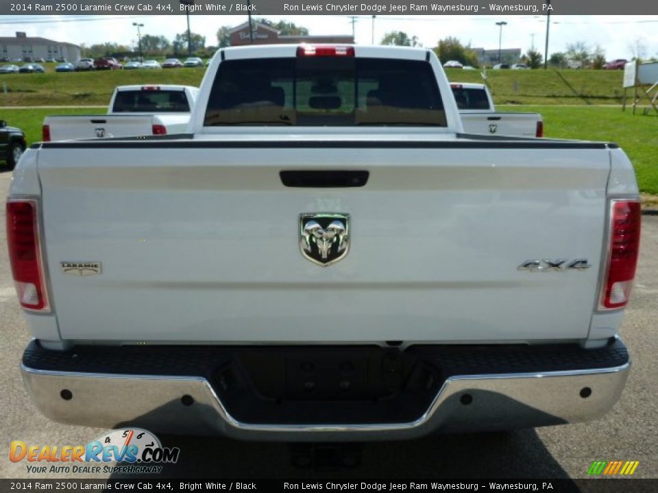 2014 Ram 2500 Laramie Crew Cab 4x4 Bright White / Black Photo #4