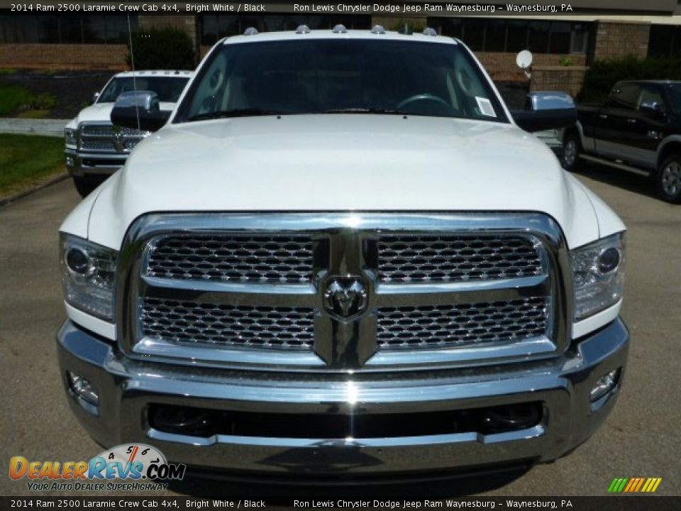 2014 Ram 2500 Laramie Crew Cab 4x4 Bright White / Black Photo #9