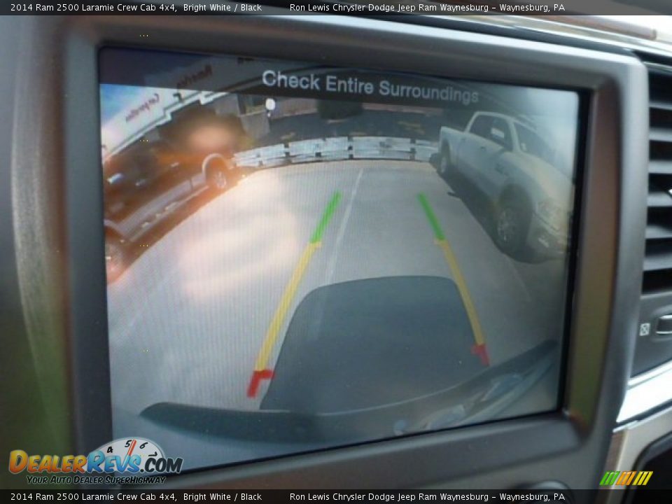 2014 Ram 2500 Laramie Crew Cab 4x4 Bright White / Black Photo #18