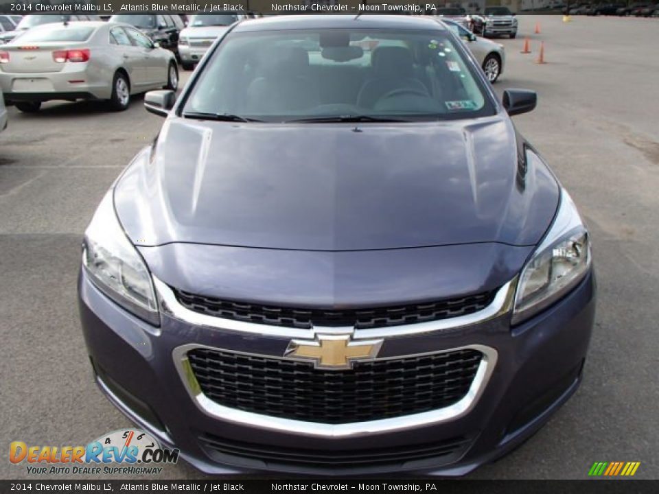 2014 Chevrolet Malibu LS Atlantis Blue Metallic / Jet Black Photo #2