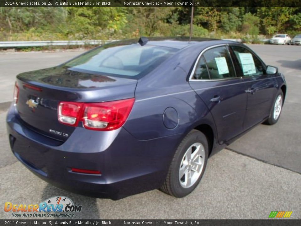 2014 Chevrolet Malibu LS Atlantis Blue Metallic / Jet Black Photo #5