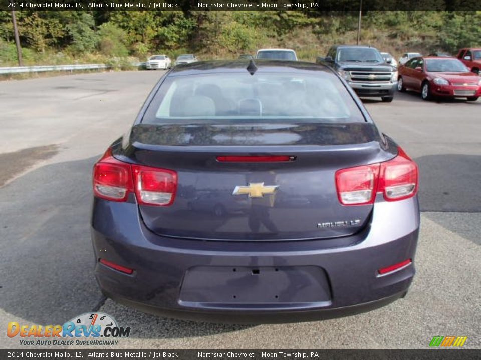 2014 Chevrolet Malibu LS Atlantis Blue Metallic / Jet Black Photo #6