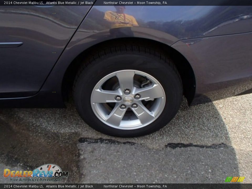 2014 Chevrolet Malibu LS Atlantis Blue Metallic / Jet Black Photo #9