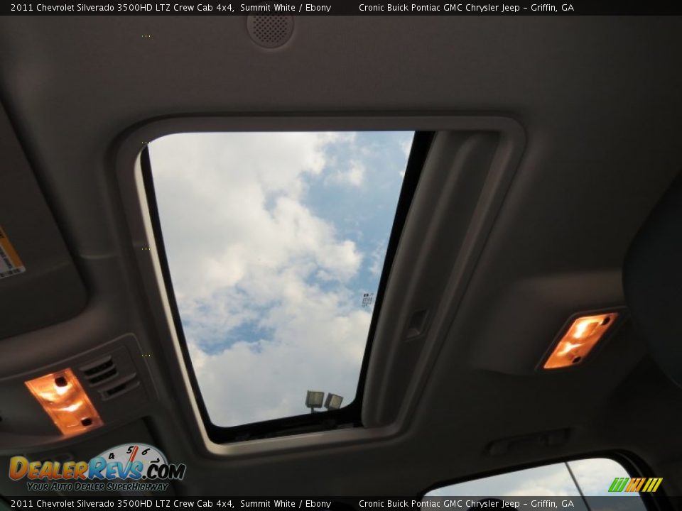 2011 Chevrolet Silverado 3500HD LTZ Crew Cab 4x4 Summit White / Ebony Photo #12