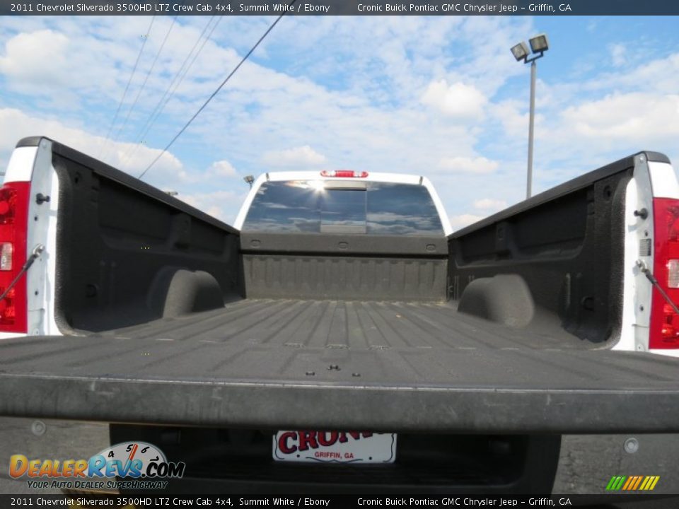 2011 Chevrolet Silverado 3500HD LTZ Crew Cab 4x4 Summit White / Ebony Photo #16