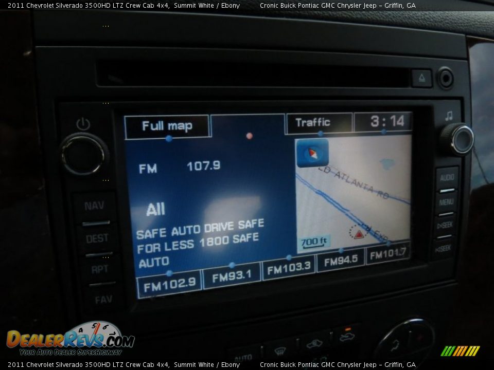 2011 Chevrolet Silverado 3500HD LTZ Crew Cab 4x4 Summit White / Ebony Photo #24