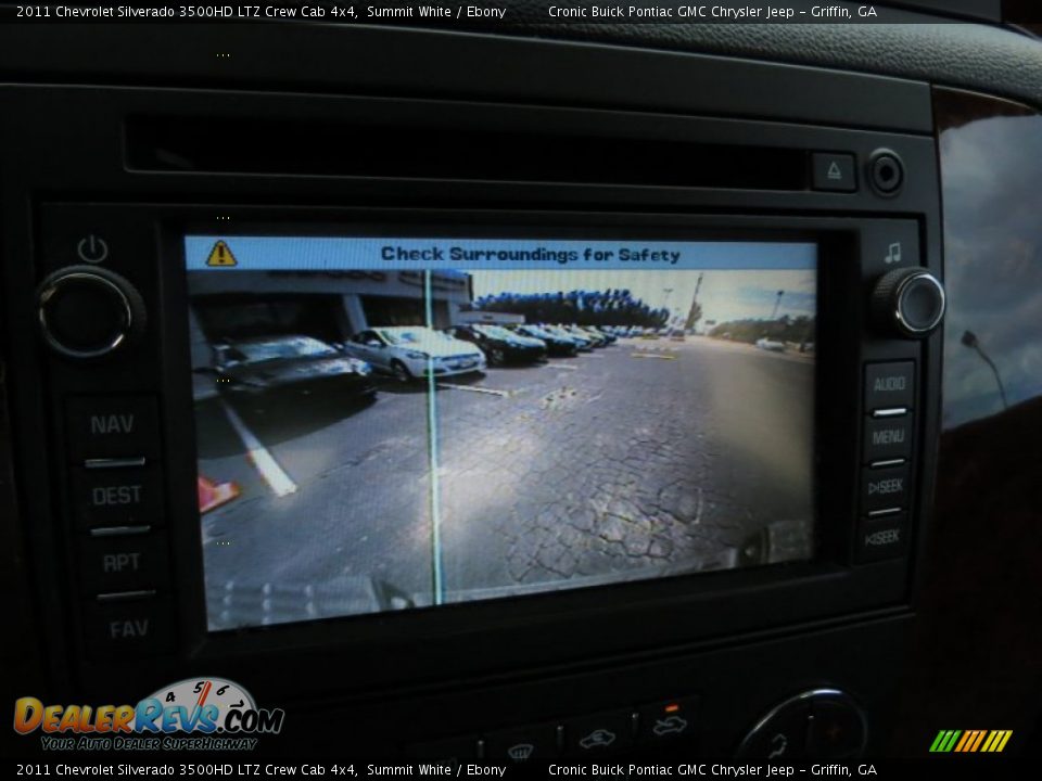 2011 Chevrolet Silverado 3500HD LTZ Crew Cab 4x4 Summit White / Ebony Photo #25