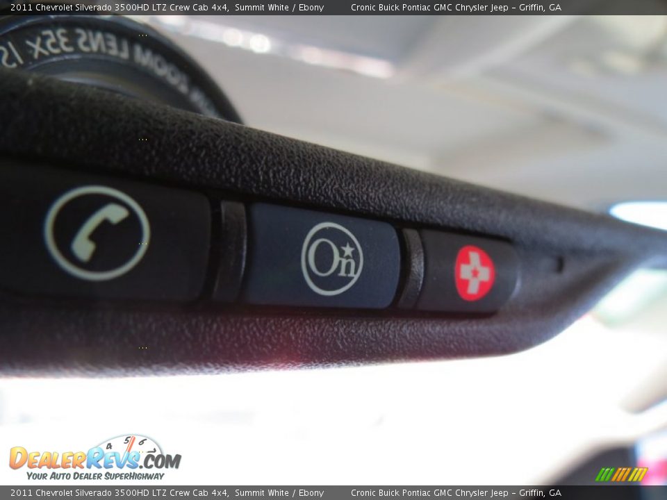 2011 Chevrolet Silverado 3500HD LTZ Crew Cab 4x4 Summit White / Ebony Photo #26