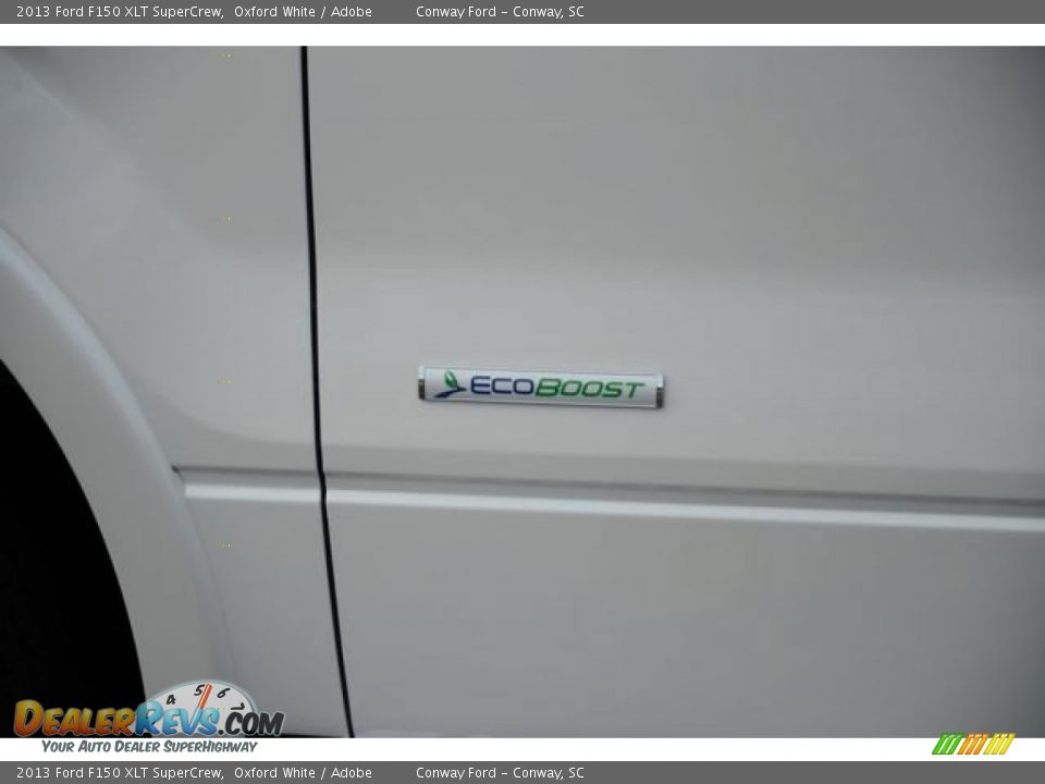 2013 Ford F150 XLT SuperCrew Oxford White / Adobe Photo #10