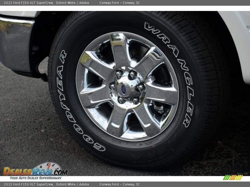 2013 Ford F150 XLT SuperCrew Oxford White / Adobe Photo #11