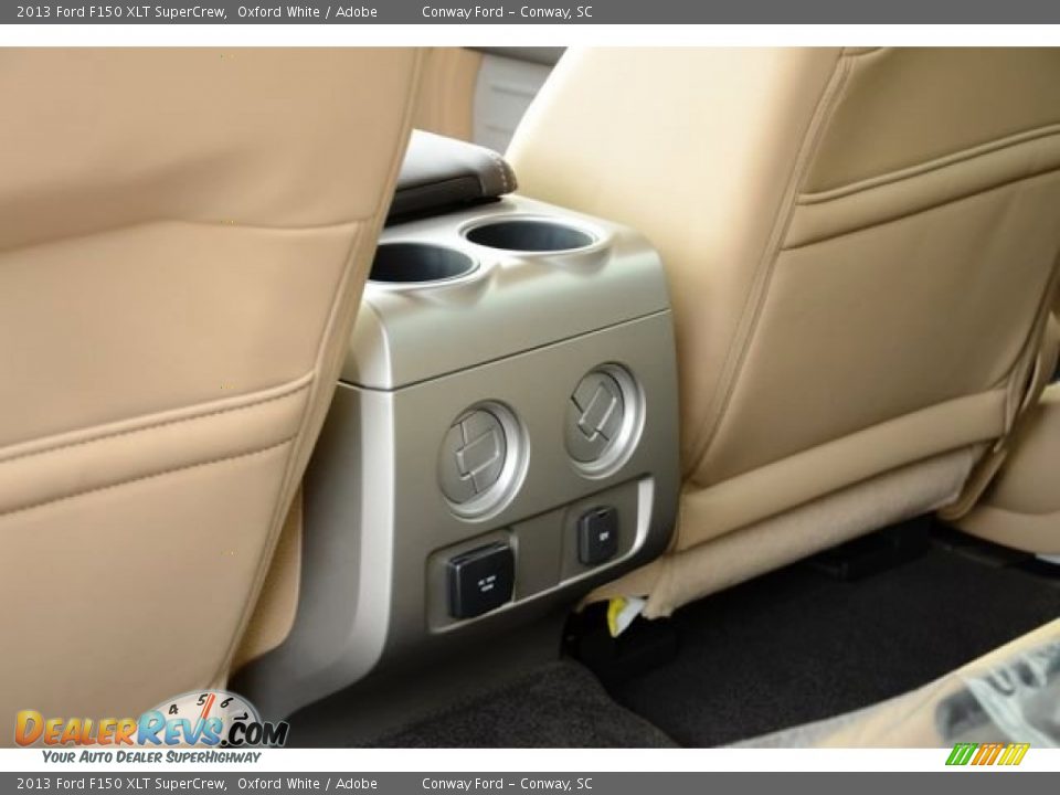 2013 Ford F150 XLT SuperCrew Oxford White / Adobe Photo #14