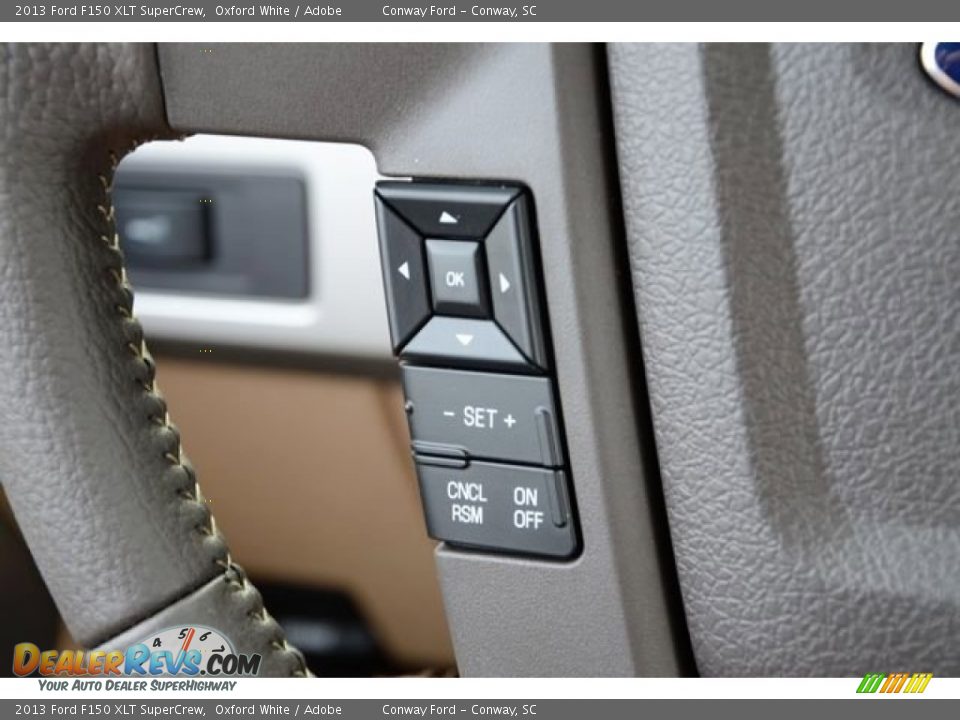 2013 Ford F150 XLT SuperCrew Oxford White / Adobe Photo #23