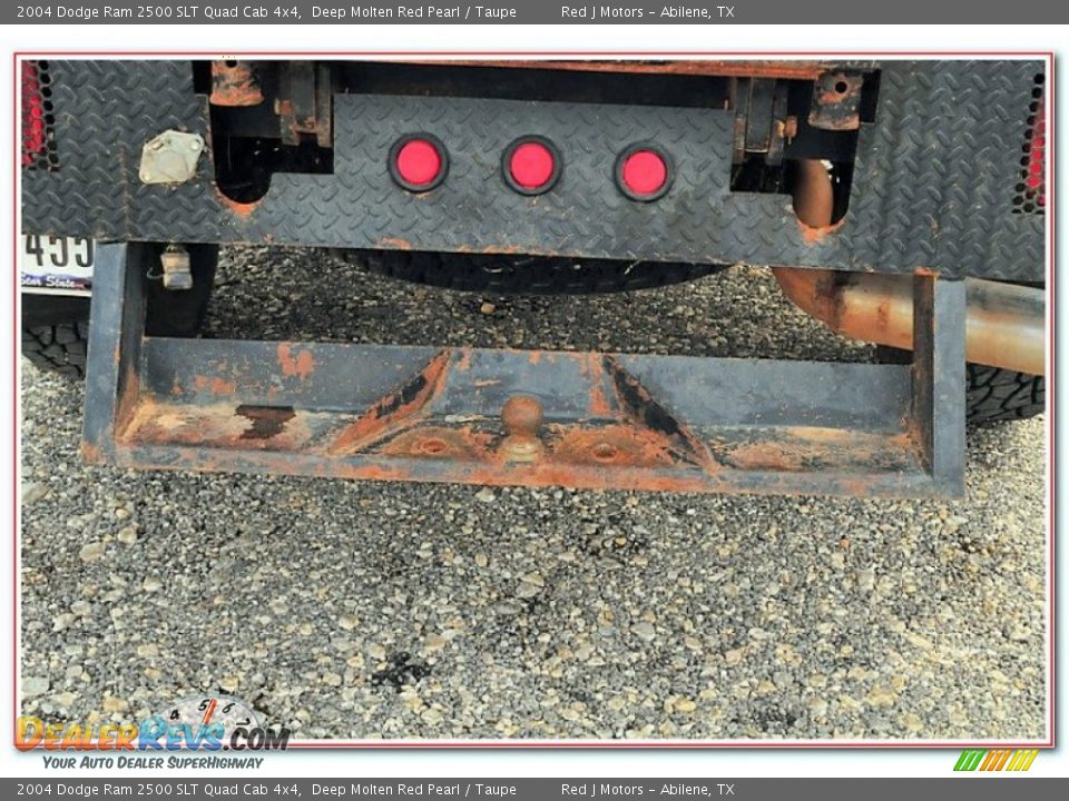 2004 Dodge Ram 2500 SLT Quad Cab 4x4 Deep Molten Red Pearl / Taupe Photo #5