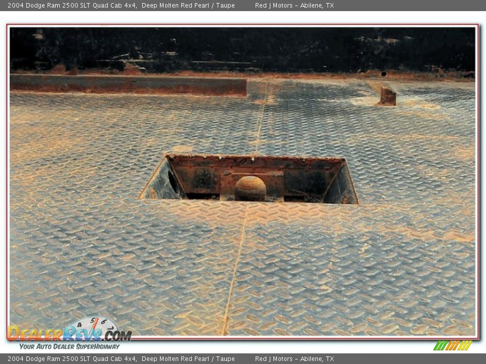 2004 Dodge Ram 2500 SLT Quad Cab 4x4 Deep Molten Red Pearl / Taupe Photo #6