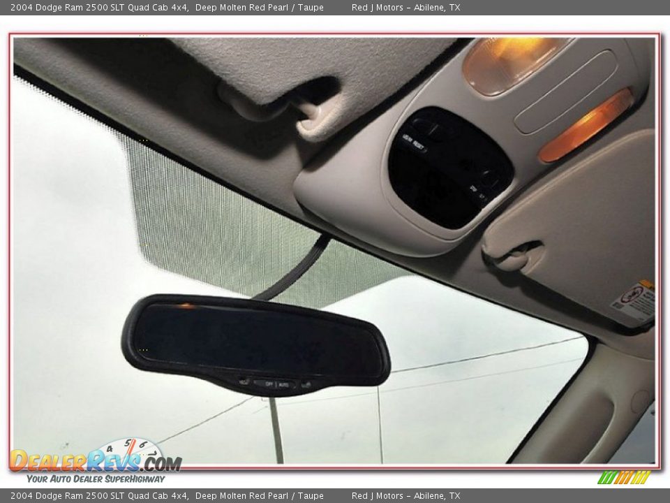 2004 Dodge Ram 2500 SLT Quad Cab 4x4 Deep Molten Red Pearl / Taupe Photo #27