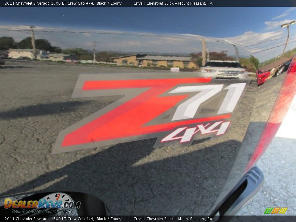 2011 Chevrolet Silverado 1500 LT Crew Cab 4x4 Black / Ebony Photo #5