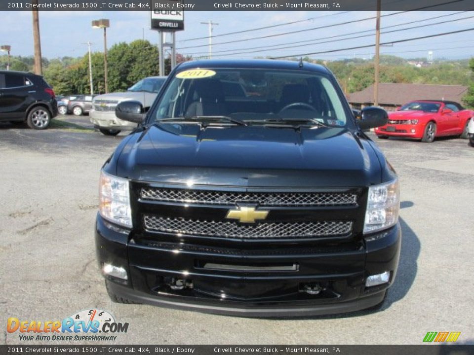 2011 Chevrolet Silverado 1500 LT Crew Cab 4x4 Black / Ebony Photo #12