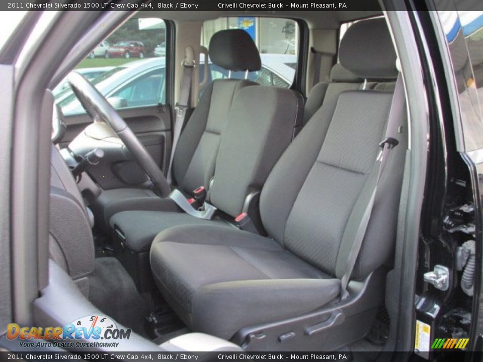 2011 Chevrolet Silverado 1500 LT Crew Cab 4x4 Black / Ebony Photo #17