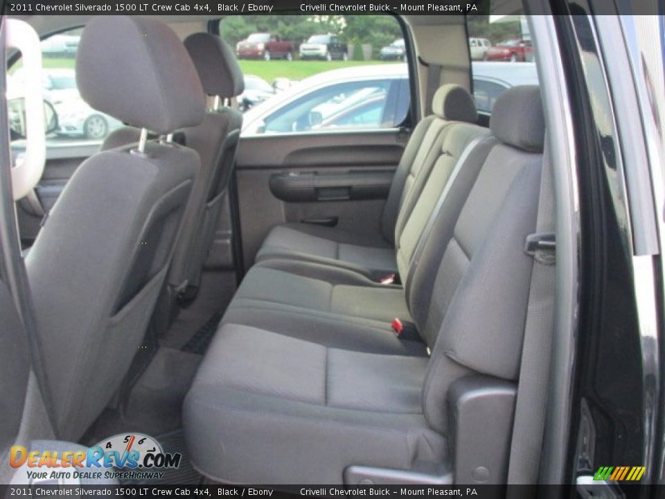 2011 Chevrolet Silverado 1500 LT Crew Cab 4x4 Black / Ebony Photo #18