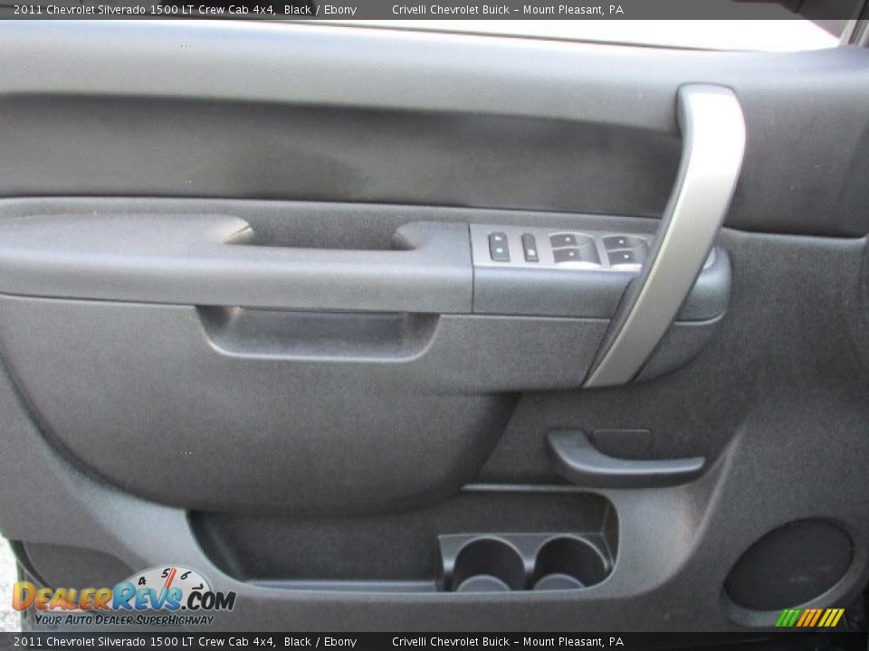 2011 Chevrolet Silverado 1500 LT Crew Cab 4x4 Black / Ebony Photo #19