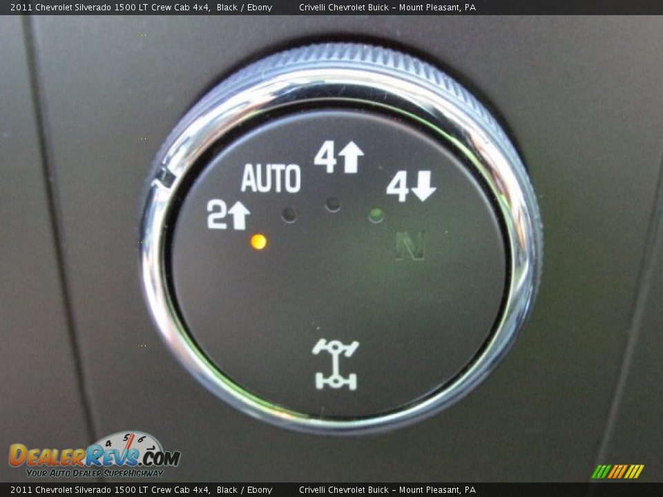 2011 Chevrolet Silverado 1500 LT Crew Cab 4x4 Black / Ebony Photo #23