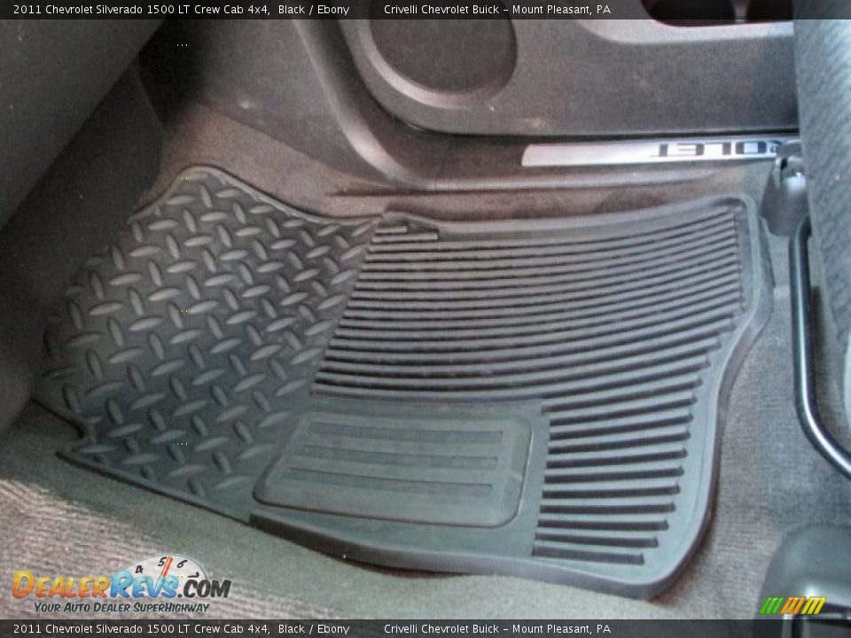 2011 Chevrolet Silverado 1500 LT Crew Cab 4x4 Black / Ebony Photo #24
