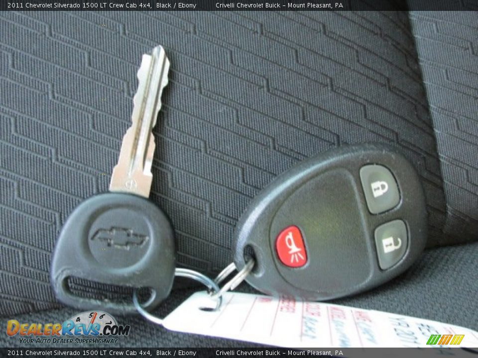 2011 Chevrolet Silverado 1500 LT Crew Cab 4x4 Black / Ebony Photo #29