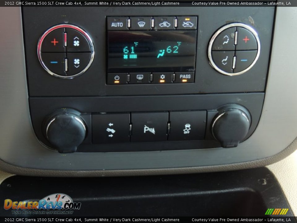 2012 GMC Sierra 1500 SLT Crew Cab 4x4 Summit White / Very Dark Cashmere/Light Cashmere Photo #21
