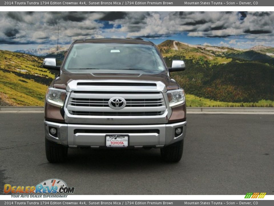 2014 Toyota Tundra 1794 Edition Crewmax 4x4 Sunset Bronze Mica / 1794 Edition Premium Brown Photo #4