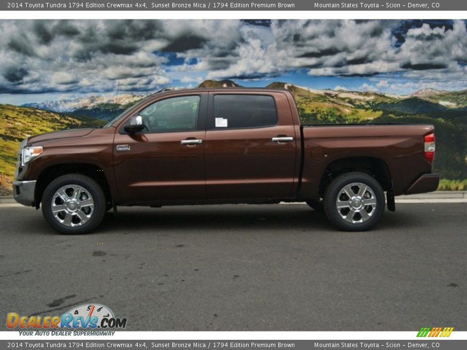 Sunset Bronze Mica 2014 Toyota Tundra 1794 Edition Crewmax 4x4 Photo #6