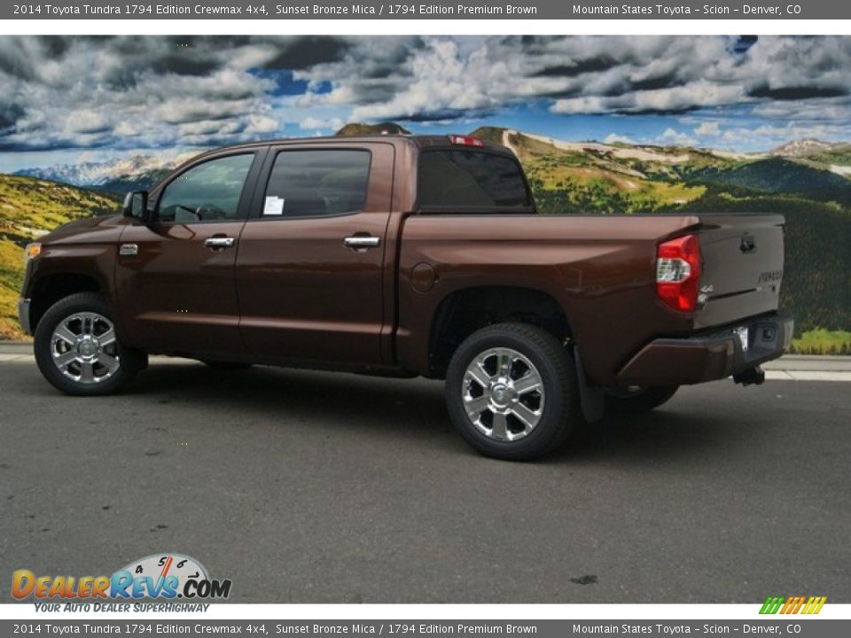 2014 Toyota Tundra 1794 Edition Crewmax 4x4 Sunset Bronze Mica / 1794 Edition Premium Brown Photo #7