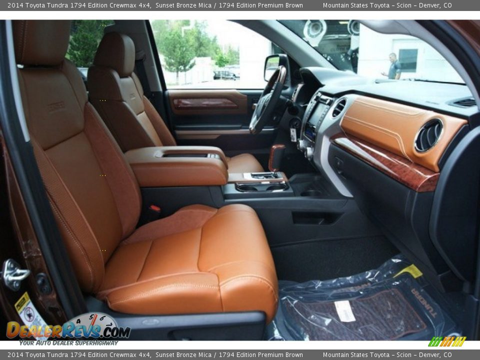 Front Seat of 2014 Toyota Tundra 1794 Edition Crewmax 4x4 Photo #13