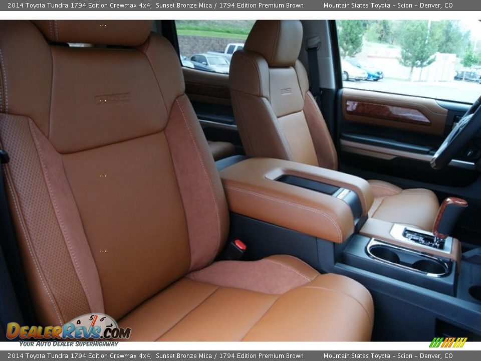 Front Seat of 2014 Toyota Tundra 1794 Edition Crewmax 4x4 Photo #14